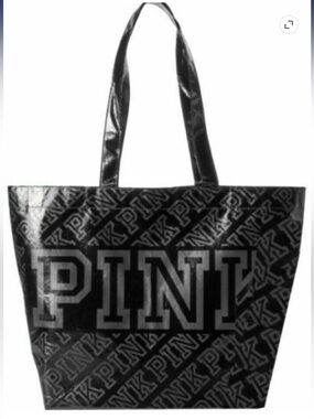 New Victoria's Secret Pink thin black tote bag